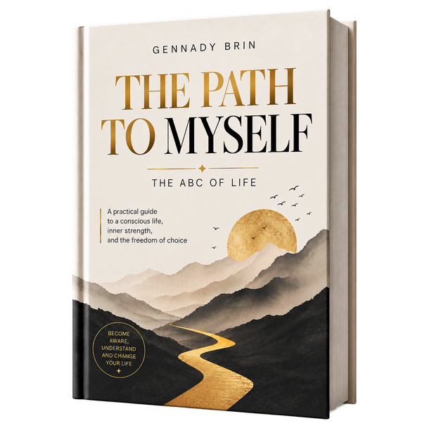 The Path to Myself by Gennady Brin — 3D book cover